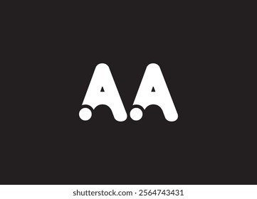 AA creative latter logo design and initial logo
