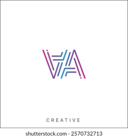 AA Creative Latter Logo Design. By Custom Branding Logo. Creative Logo Design. Logo Template. Vector illustration. Modern Design. Monogram Design