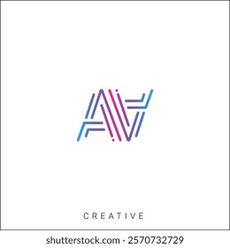 AA Creative Latter Logo Design. By Custom Branding Logo. Creative Logo Design. Logo Template. Vector illustration. Modern Design. Monogram Design