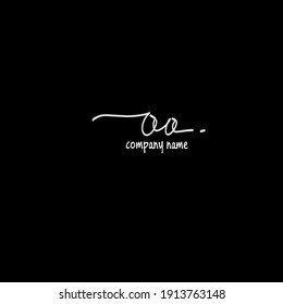 un logotipo manuscrito para la identidad