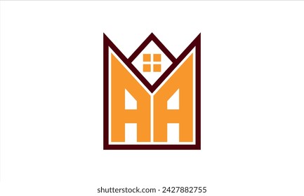 Una carta inicial vector de diseño de logotipo de constructores inmobiliarios. construcción, vivienda, marcador de hogar, propiedad, edificio, apartamento, compartimento, negocio, corporativo, alquiler de casa, alquiler, comercial