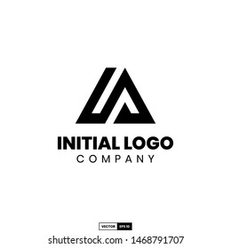 Aa initial logo, design inspiration vector template for company logo