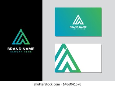 Aa Initial Logo Design Logo Aa Stock Vector (Royalty Free) 1486041575