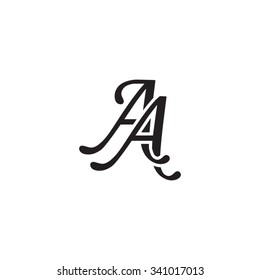 AA Initial Monogram Logo