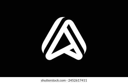 AA Letter Initial Logo Design Template Vector Illustration