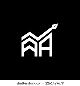 AA letter logo creative design with vector graphic, AA simple and modern logo.