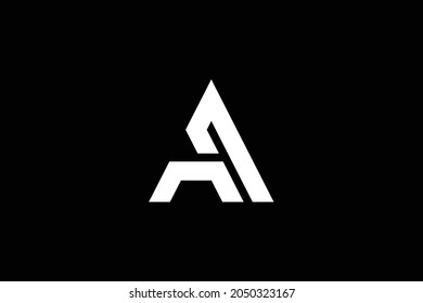 Aa Letter Logo Design On Luxury Stock Vector (Royalty Free) 2050323167 ...