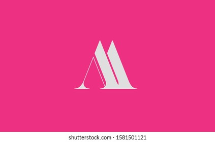 AA Letter Logo Design Template Vector