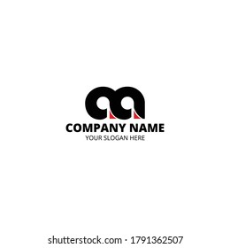 AA Letter Logo Design Template Vector