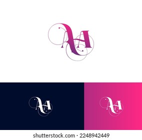 Elementos de plantilla de diseño de logotipo de letras. Logo de la letra digital abstracta moderna. Ilustración vectorial.