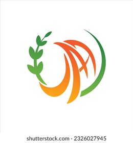A Letter Logo Design Template Vektorgrafik, Adler und Buchstabe Ein Logo, Vektordesign