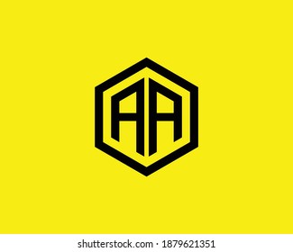 A AA LETTER LOGO DESIGN VECTOR TEMPLATE