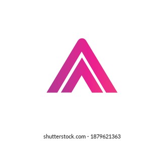 A AA LETTER LOGO DESIGN VECTOR TEMPLATE