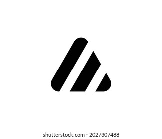 Plantilla vectorial de diseño de logotipo de letras A y A
