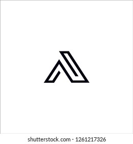 AA letter logo modern Vector