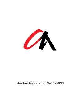 AA Letter Logo Vector