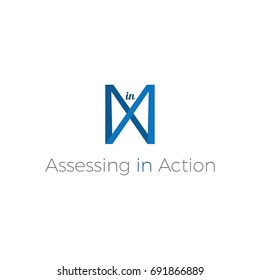 AA letter logo vector icon