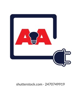 AA letter special vector logo design