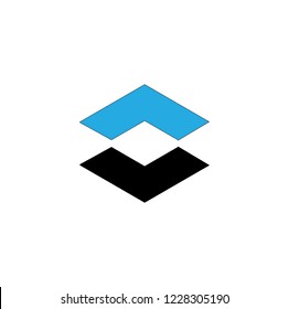 aa letter vector logo