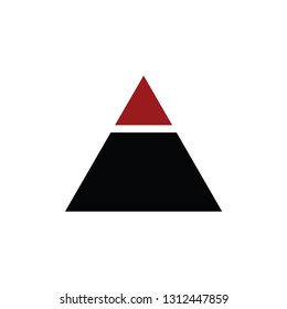 aa letter vector logo. mountain vector logo
