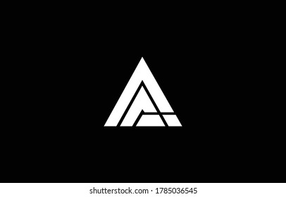 AA logo design concept with background. Initial based creative minimal monogram icon letter. Modern luxury alphabet vector design