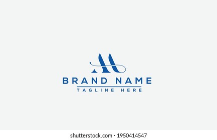 AA Logo Design Template Vector Graphic Branding Element.