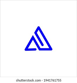 AA logo design vector sign 