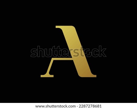 A А АА AA Logo Letter Business Template Vector Icon Concept Simple Flat | Business Template | Alphabet Modern Creative Brand Company Sign | Элементы шаблона дизайна логотип | Векторный Знак Буква Сток-фото © 