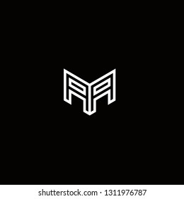AA Logo Letter initial Designs Templete