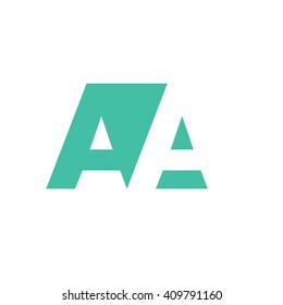 AA Logo | Vector Graphic Branding Letter Element | jpg, eps, path, web, app, art, ai | White Background