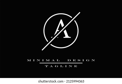 UN DISEÑO MINIMALISTA DE LOGOTIPO MONOGRAMA VECTOR ILUSTRACIÓN DE ARTE 