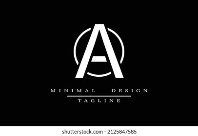 AA MINIMALSIT LOGO DESIGN VECTOR ART ILLUSTRATION UNIQUE LOGO