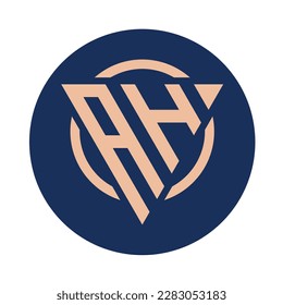 AA modern initial monogram logo design vector. It will be suitable for which company or brand name start those initial.