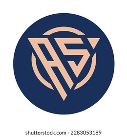 AA modern initial monogram logo design vector. It will be suitable for which company or brand name start those initial.