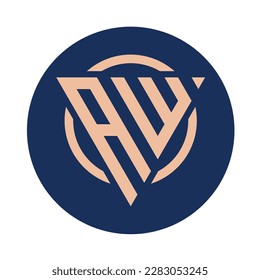 AA modern initial monogram logo design vector. It will be suitable for which company or brand name start those initial.