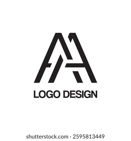 aa modern logo design template