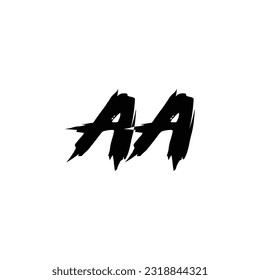 AA Monogram Logo Design Idea