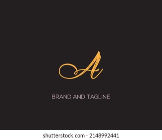 Aa Monogram Logo Aa Initial Letter Stock Vector (Royalty Free ...