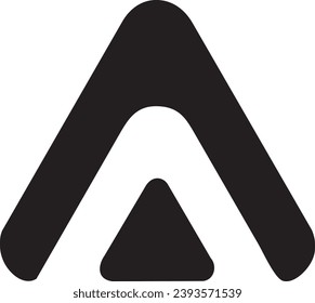 ein Triangle-Logo-Design, Vektorgrafik-Logo, 