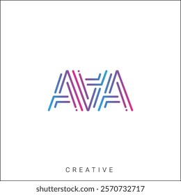 AAA Creative Latter Logo Design. By Custom Branding Logo. Creative Logo Design. Logo Template. Vector illustration. Modern Design. Monogram Design