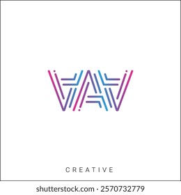 AAA Creative Latter Logo Design. By Custom Branding Logo. Creative Logo Design. Logo Template. Vector illustration. Modern Design. Monogram Design