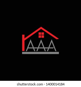 AAA home logo design fully customize vector file