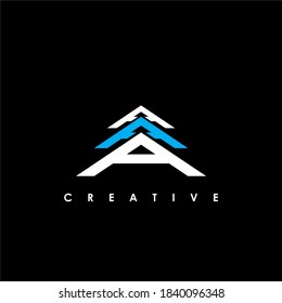 AAA Letter Initial Logo Design Template Vector Illustration	
