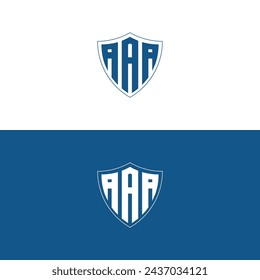 Diseño creativo del logotipo de la letra AAA, diseño múltiple del logotipo de la letra triple.	