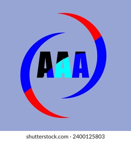 AAA LETTER MONOGRAM LOGO LETTER LOGO