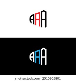 AAA logo design, AAA simple and modern logo. AAA luxurious alphabet design