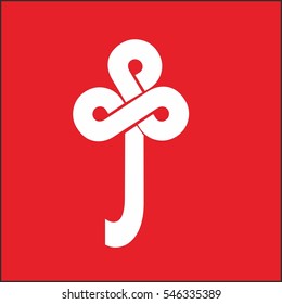 AAAJ J KEY LETTER VECTOR LOGO TRIPLE A