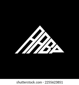 Logo de la carta AABP diseño creativo con gráfico vectorial, AABP simple y moderno logo.