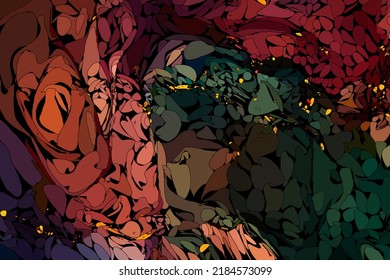 Aabstract backgrounds modern shapes, lines arts design. Hand drawn shapes, doodle objects. Contemporary modern trendy vector illustrations. Creative cover design. Social media banner template.