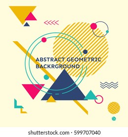 Aabstract memphisdesign geometric background